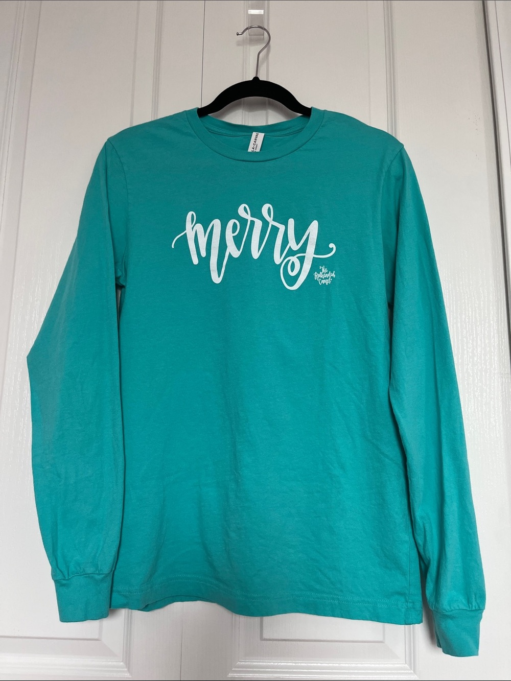 Bella Canvas Teal Long Sleeve Crewneck Graphic Tee